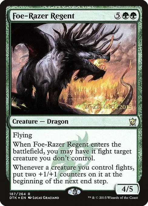 Foe-Razer Regent · Dragons of Tarkir Promos 187s/51