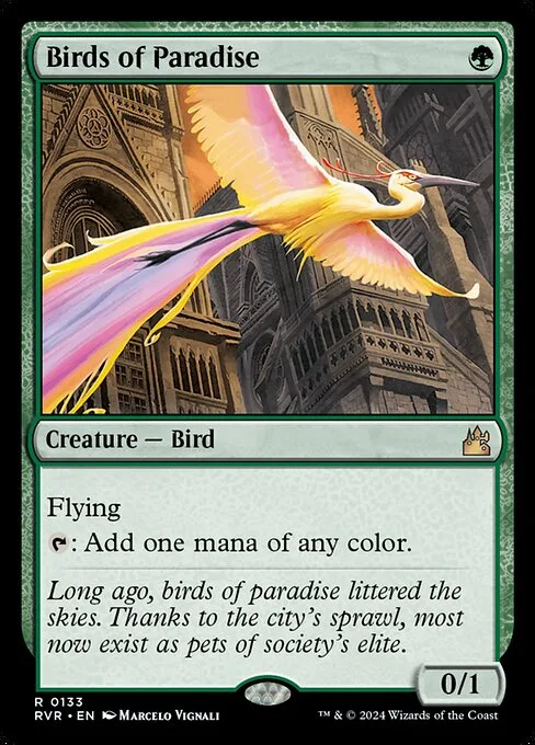 Birds of Paradise · Ravnica Remastered 133/531