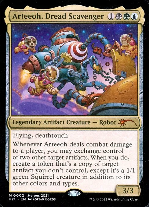 Arteeoh, Dread Scavenger · 2021 Heroes of the Realm 2/4