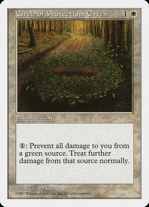 Circle of Protection: Green · Fifth Edition 19/460