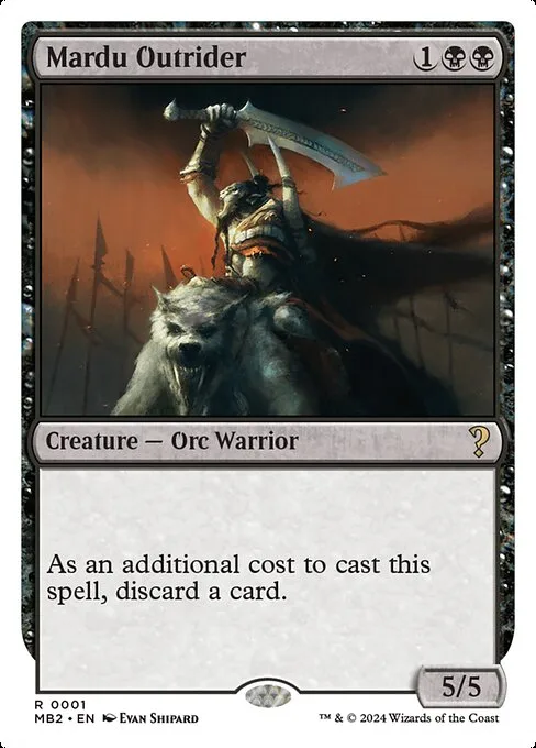 Mardu Outrider · Mystery Booster 2 1/385