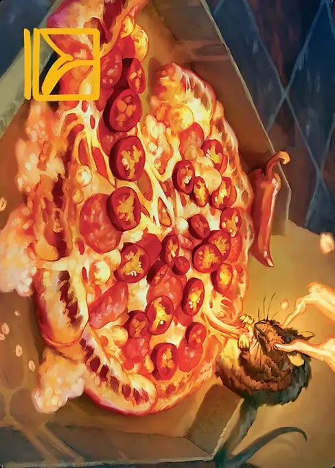 Spicy Oatmeal Pizza // Spicy Oatmeal Pizza · Teenage Mutant Ninja Turtles Art Series 11/54