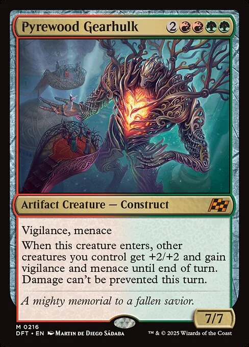 Pyrewood Gearhulk · Aetherdrift 216/553
