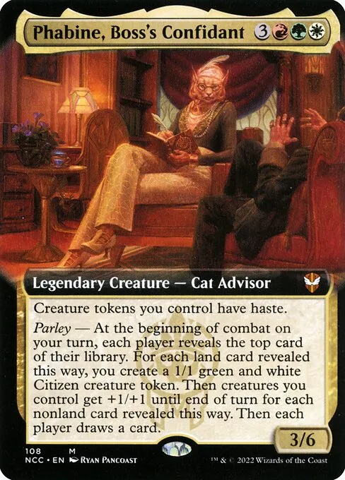 Phabine, Boss's Confidant · New Capenna Commander 108/447