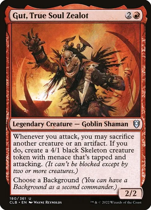 Gut, True Soul Zealot · Commander Legends: Battle for Baldur's Gate 180/936