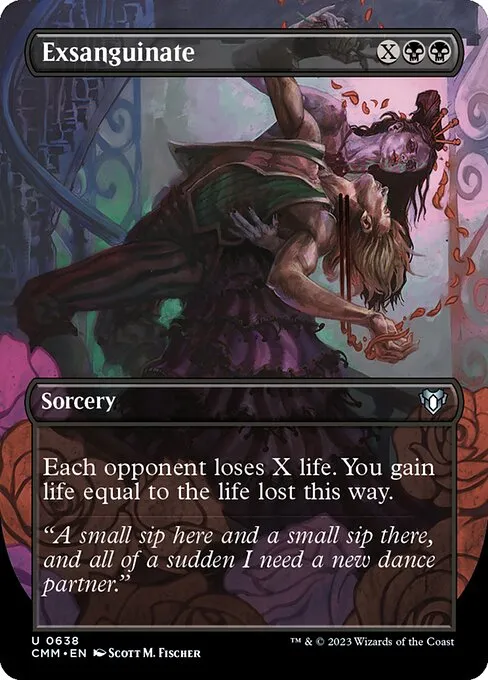 Exsanguinate · Commander Masters 638/1067