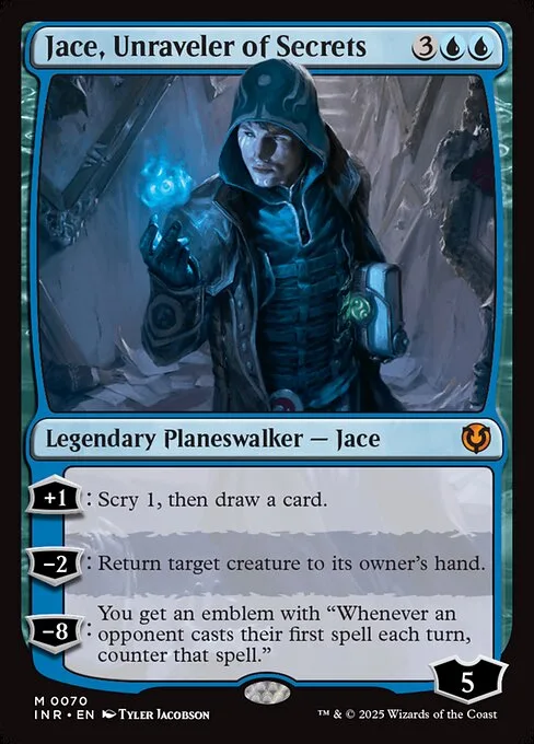 Jace, Unraveler of Secrets · Innistrad Remastered 70/495