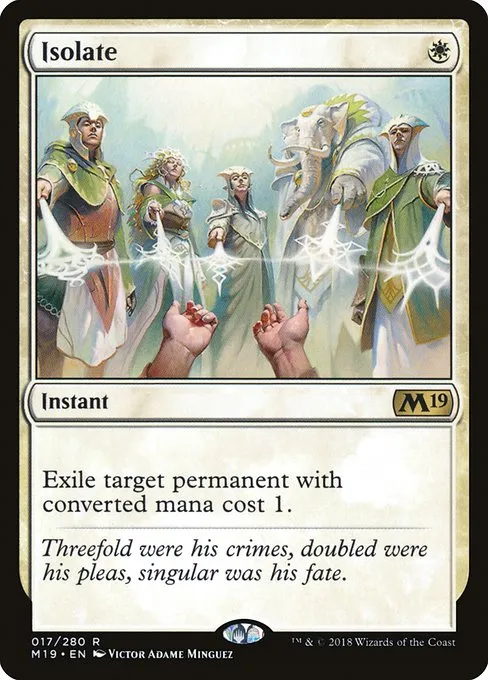 Isolate · Core Set 2019 17/314
