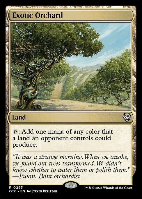Exotic Orchard · Outlaws of Thunder Junction Commander 293/342