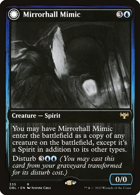 Mirrorhall Mimic // Ghastly Mimicry · Innistrad: Double Feature 335/535