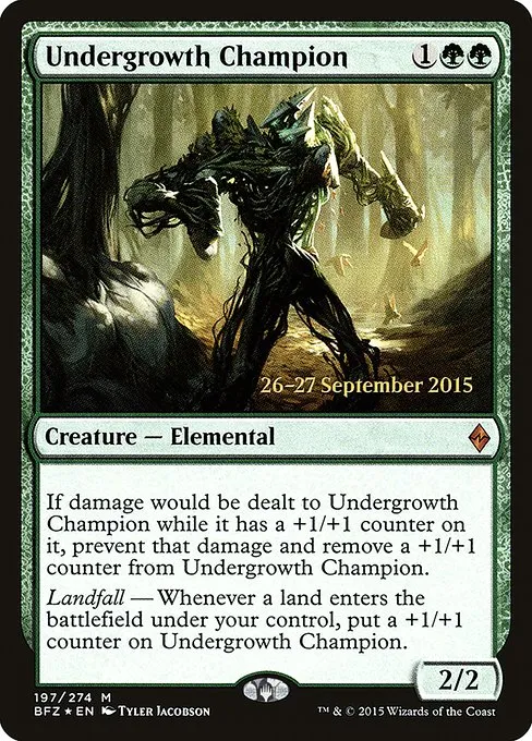 Undergrowth Champion · Battle for Zendikar Promos 197s/90