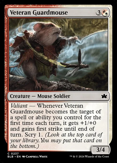 Veteran Guardmouse · Bloomburrow 237/398