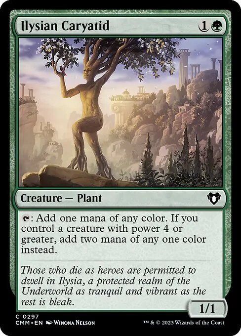 Ilysian Caryatid · Commander Masters 297/1067