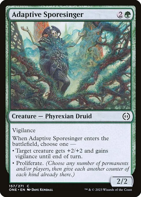 Adaptive Sporesinger · Phyrexia: All Will Be One 157/479