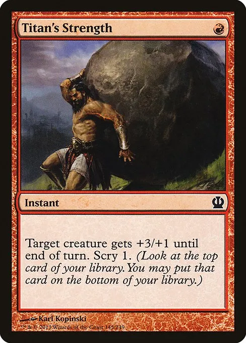 Titan's Strength · Theros 145/249