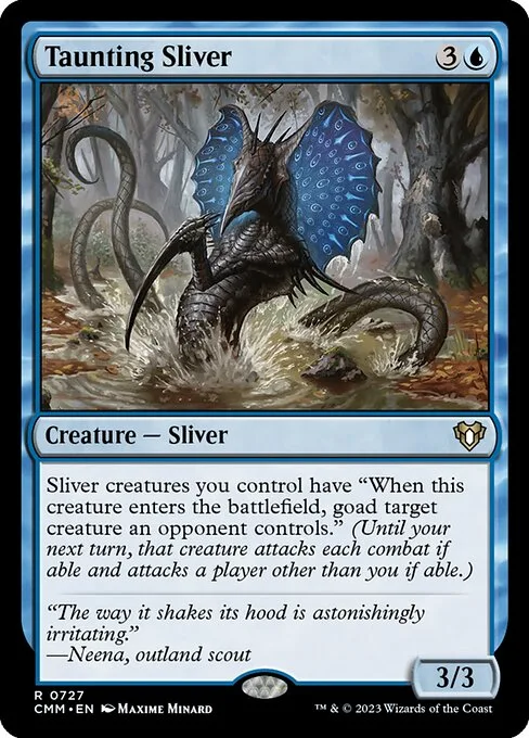 Taunting Sliver · Commander Masters 727/1067