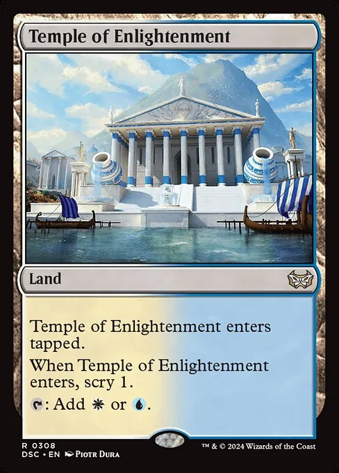 Temple of Enlightenment · Duskmourn: House of Horror Commander 308/373
