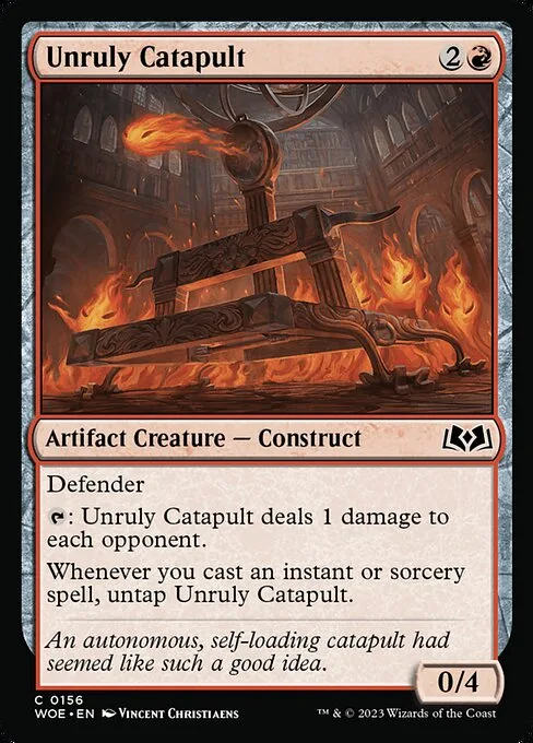 Unruly Catapult · Wilds of Eldraine 156/381
