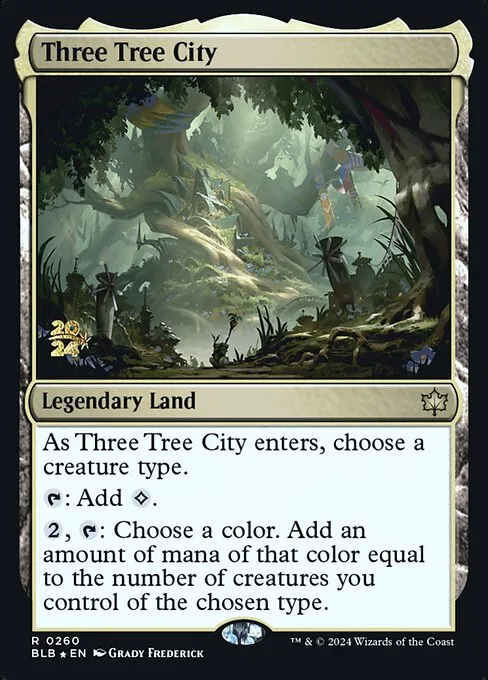 Three Tree City · Bloomburrow Promos 260s/160