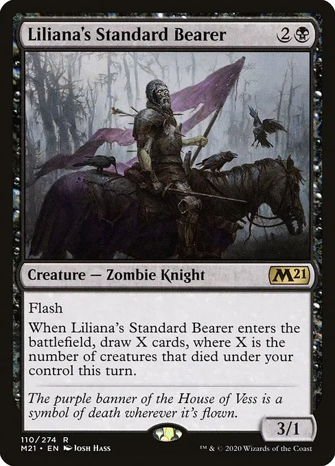 Liliana's Standard Bearer · Core Set 2021 110/397