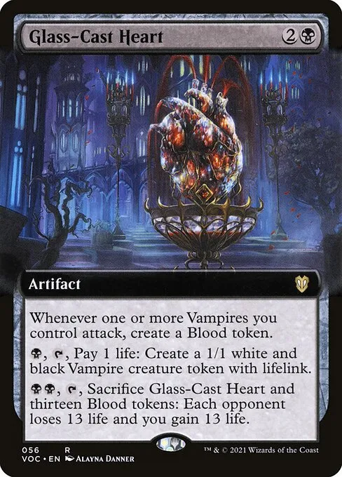 Glass-Cast Heart · Crimson Vow Commander 56/188