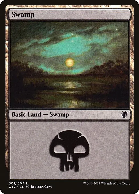 Swamp · Commander 2017 301/309