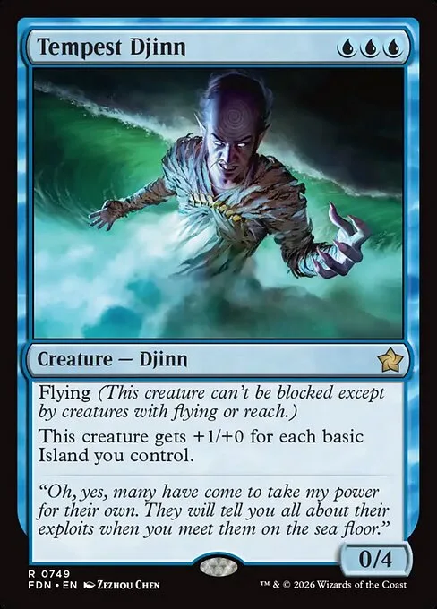 Tempest Djinn · Foundations 749/771