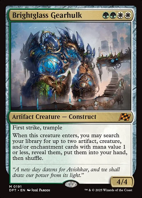 Brightglass Gearhulk · Aetherdrift 191/553