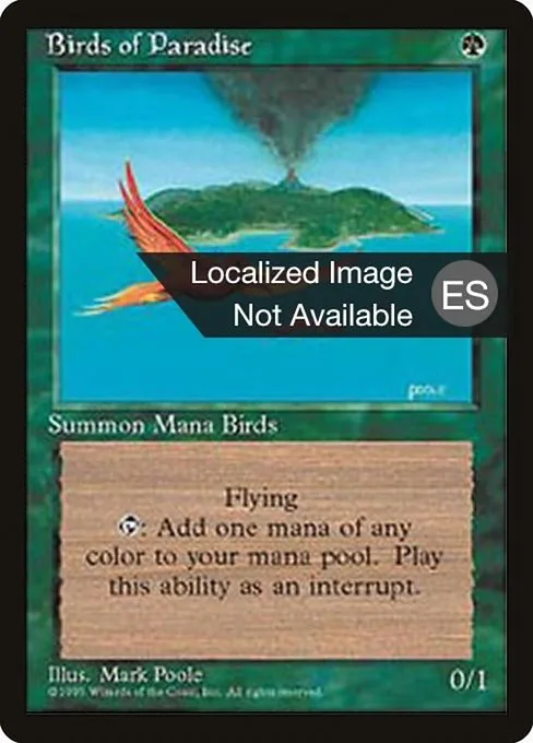 Birds of Paradise · Fourth Edition Foreign Black Border 234/378