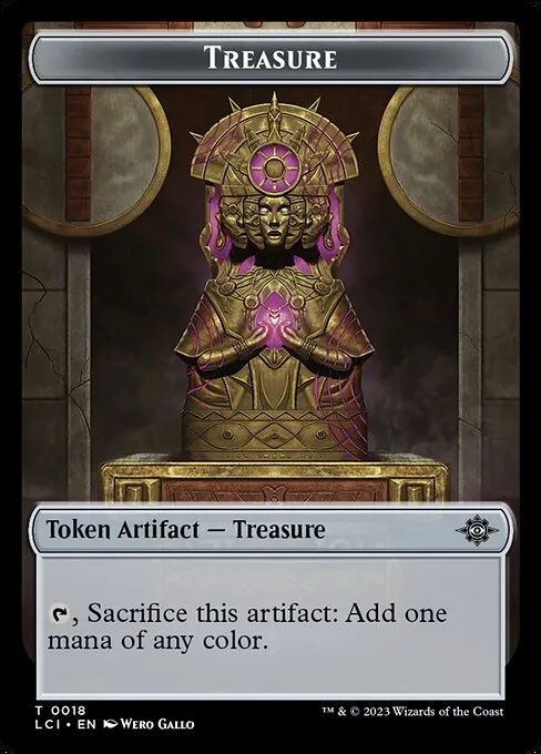 Treasure · The Lost Caverns of Ixalan Tokens 18/19