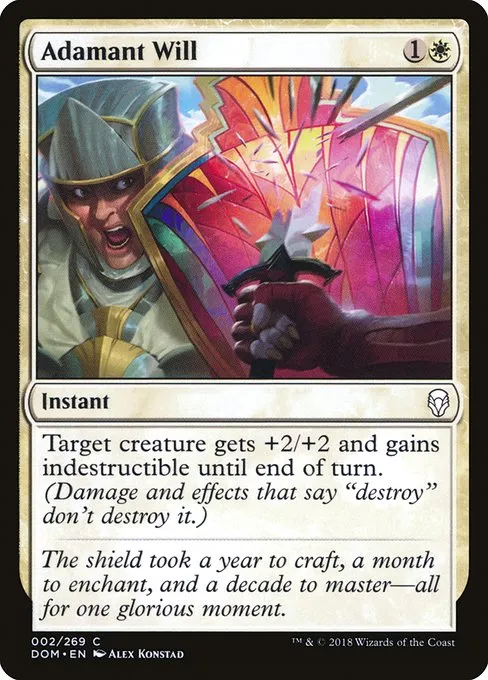 Adamant Will · Dominaria 2/280
