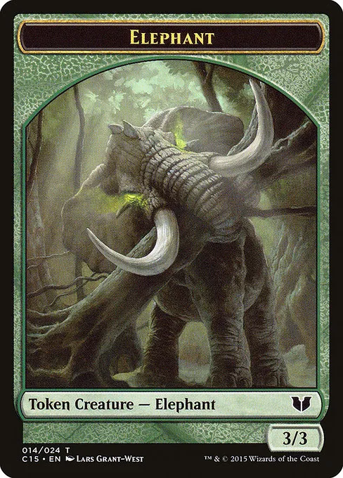 Elephant · Commander 2015 Tokens 14/25