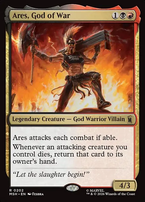Ares, God of War · Marvel Super Heroes 202/24