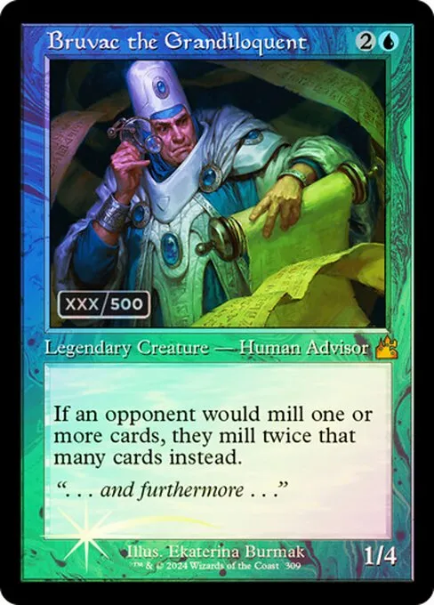 Bruvac the Grandiloquent · Ravnica Remastered 309z/531