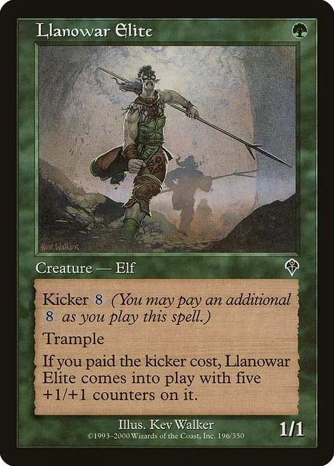 Llanowar Elite · Invasion 196/354