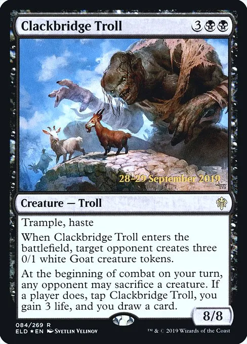 Clackbridge Troll · Throne of Eldraine Promos 84s/138