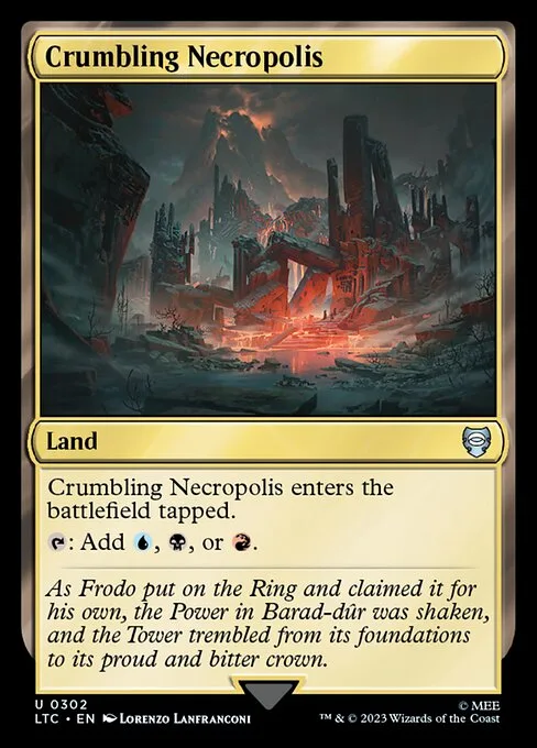 Crumbling Necropolis · Tales of Middle-earth Commander 302/591