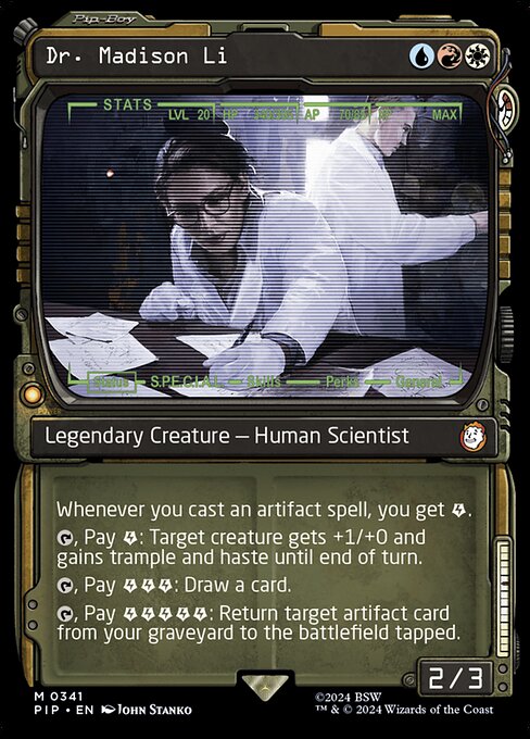 Dr. Madison Li · Fallout 341/1068
