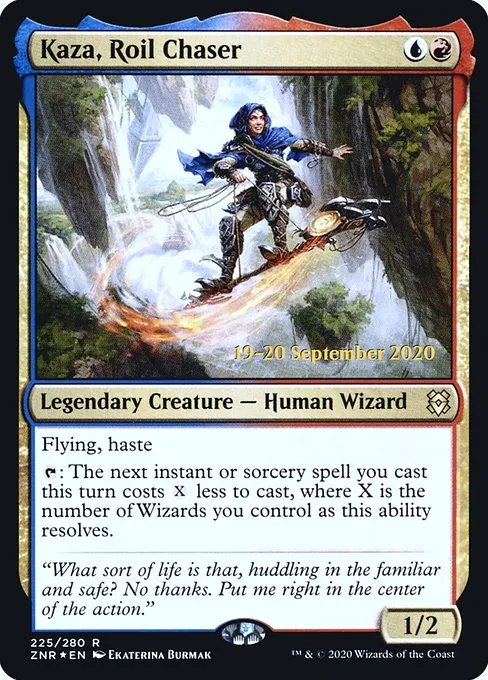 Kaza, Roil Chaser · Zendikar Rising Promos 225s/153