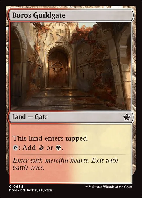 Boros Guildgate · Foundations 684/771