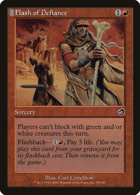 Flash of Defiance · Torment 99/143