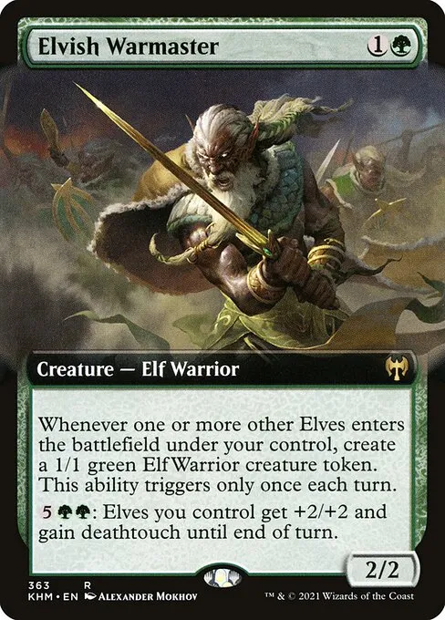 Elvish Warmaster · Kaldheim 363/425