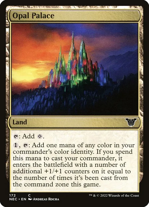 Opal Palace · Neon Dynasty Commander 172/179
