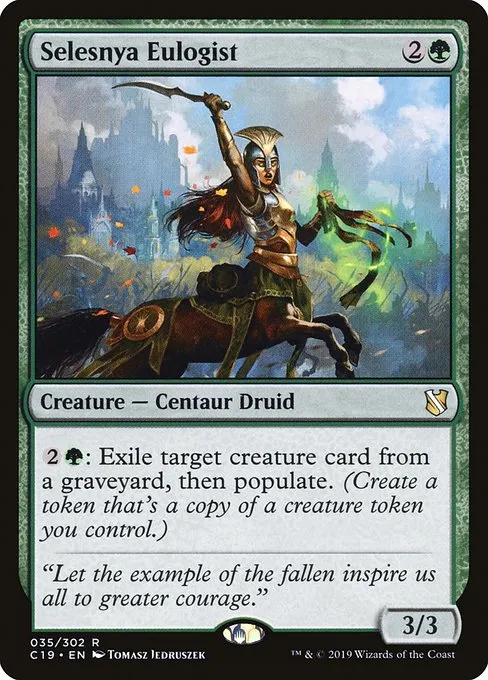 Selesnya Eulogist · Commander 2019 35/302