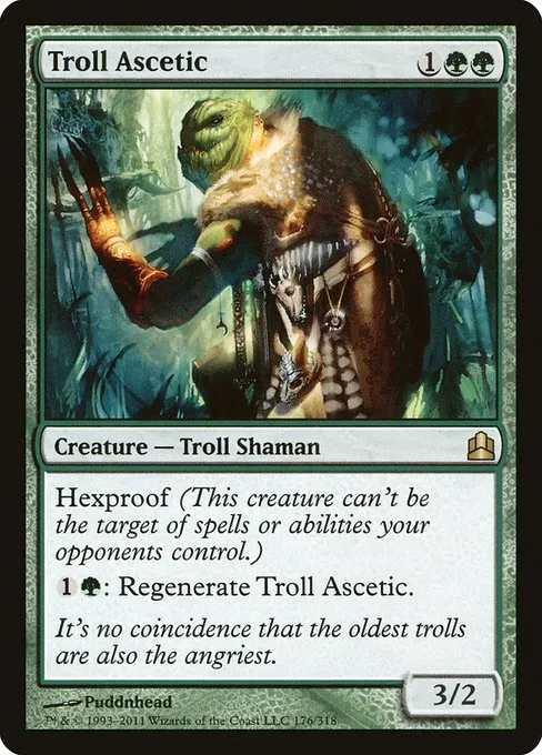 Troll Ascetic · Commander 2011 176/318