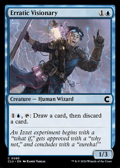 Erratic Visionary · Ravnica: Clue Edition 85/284
