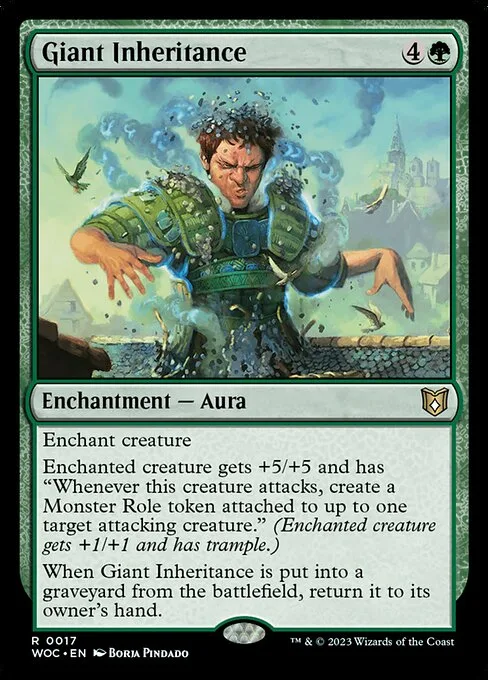 Giant Inheritance · Wilds of Eldraine Commander 17/173