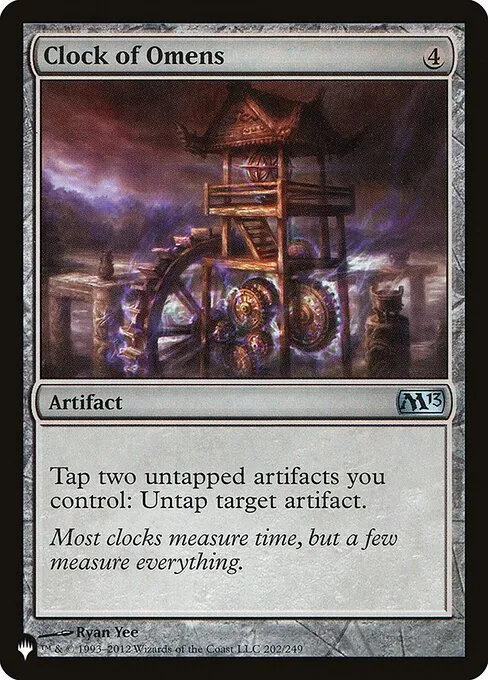 Clock of Omens · The List M13-202/5050