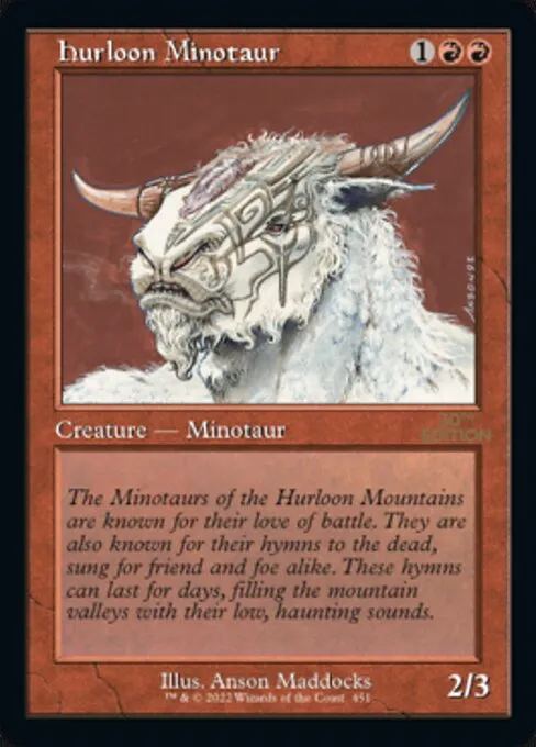 Hurloon Minotaur · 30th Anniversary Edition 451/594
