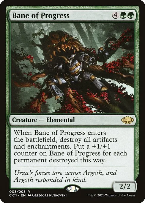 Bane of Progress · Commander Collection: Green 3/8